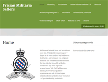 Tablet Screenshot of frisianmilitariasellers.com